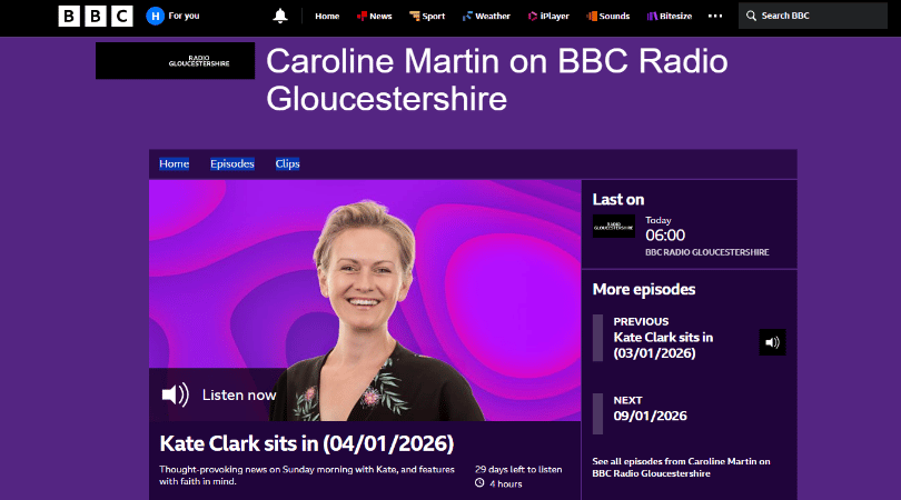 On BBC Gloucestershire news!